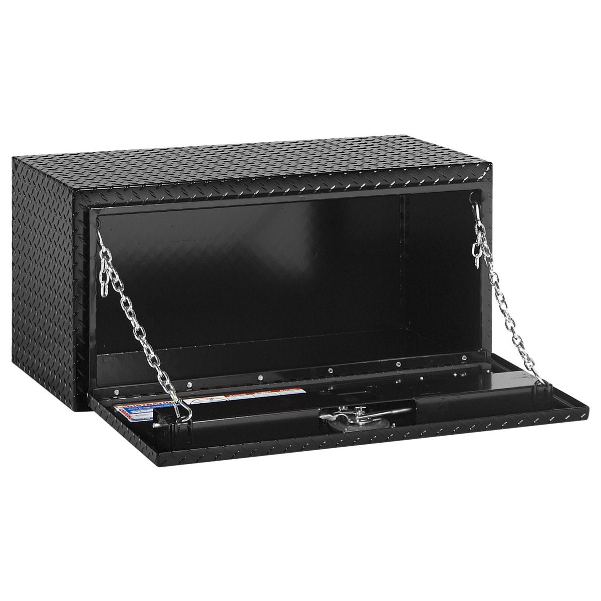 Weather Guard Aluminum Underbody Box - 36-in x 18-in x 18-in - Gloss Black - 636-5-02