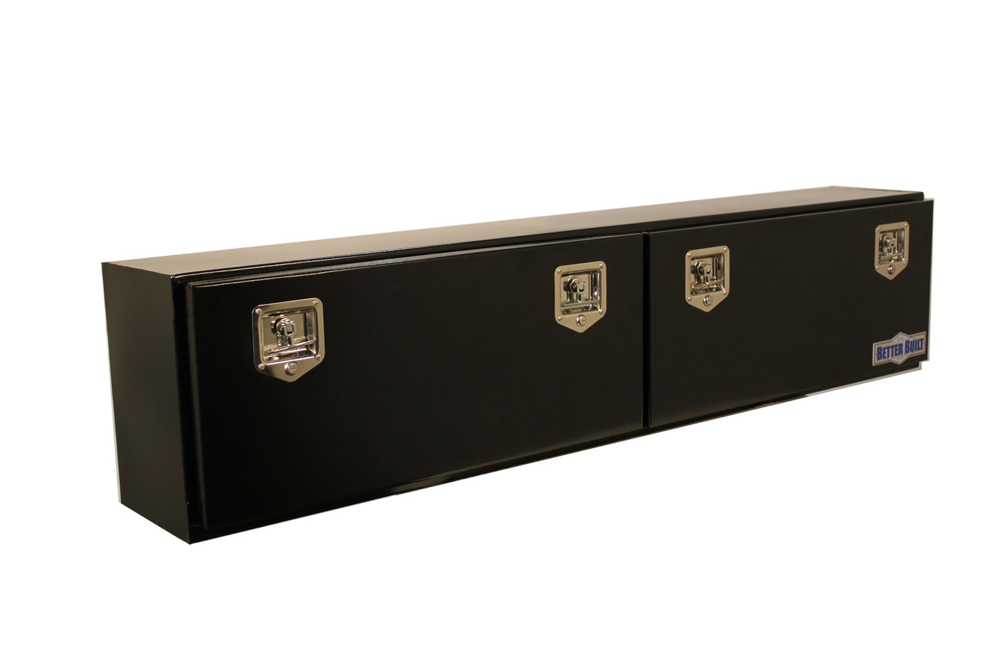 Better Built 72-in. Black Steel Crown Series Top Mount Tool Box - 16 x 12 x 72-in. - 64210122