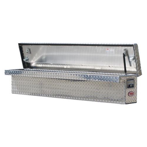 RKI 65-in Side Mount Truck Tool Box S-Series Single Lid Low Profile - Aluminum - 65SLPA