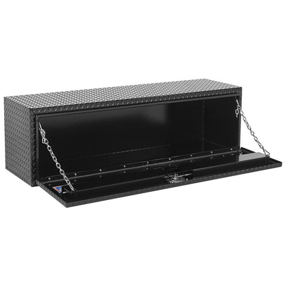 Weather Guard Aluminum Underbody Box - 60-in x 18-in x 18-in - Gloss Black - 660-5-02