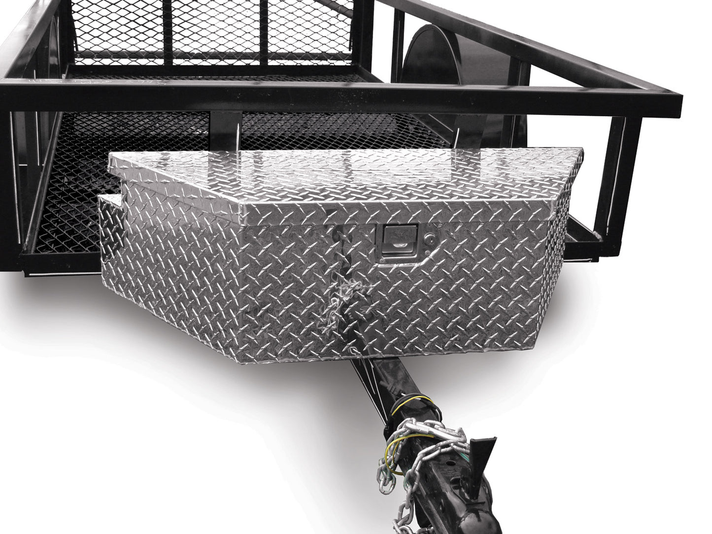 Better Built Brite Aluminum Utility Trailer Tongue Tool Box - 12 x 16.5 x 39-in. - 66010148