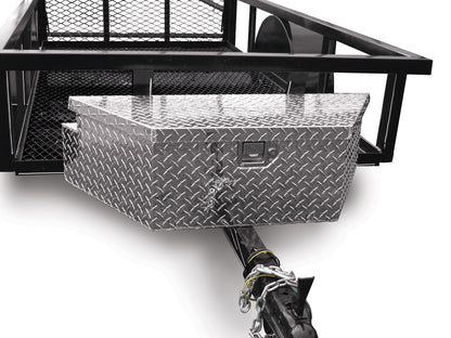 Better Built Brite Aluminum Utility Trailer Tongue Tool Box - 12 x 16.5 x 39-in. - 66010148