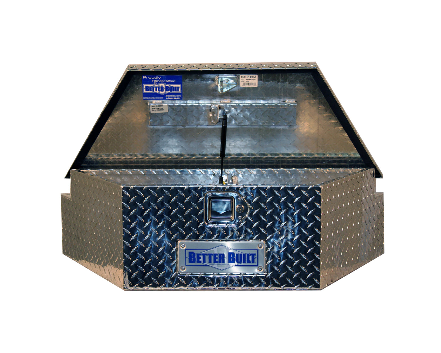 Better Built Brite Aluminum Utility Trailer Tongue Tool Box - 12 x 16.5 x 39-in. - 66010148