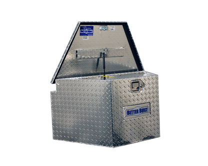 Better Built Brite Aluminum Utility Trailer Tongue Tool Box Short V-Shaped 34/16-in. L x 19-in. W x 18-in. H - 66012336