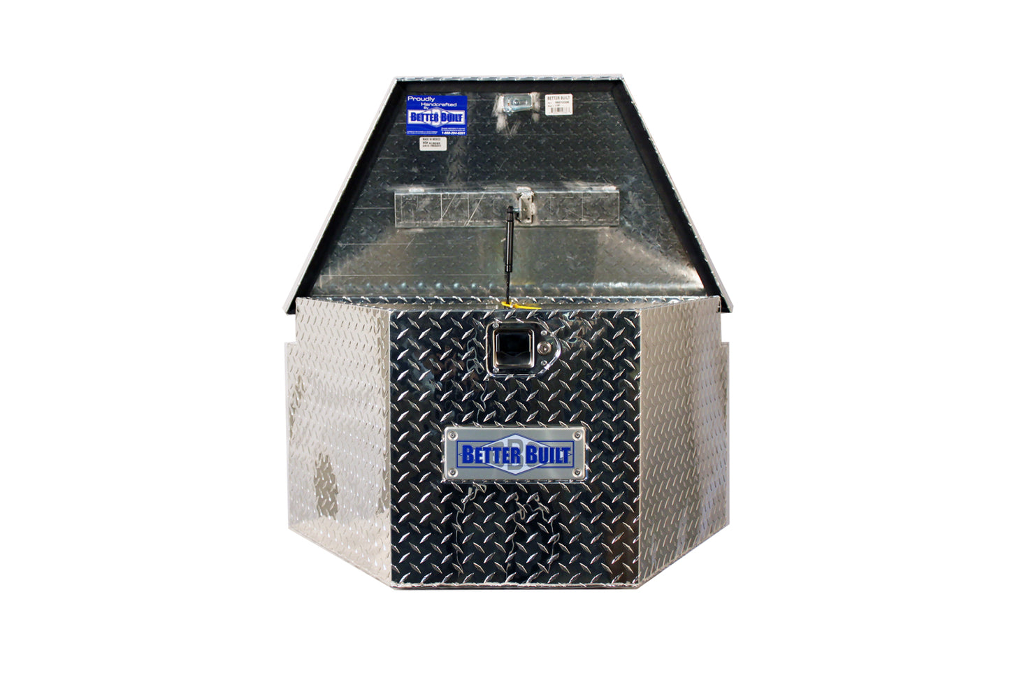 Better Built Brite Aluminum Utility Trailer Tongue Tool Box Short V-Shaped 34/16-in. L x 19-in. W x 18-in. H - 66012336