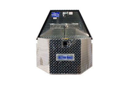 Better Built Brite Aluminum Utility Trailer Tongue Tool Box Short V-Shaped 34/16-in. L x 19-in. W x 18-in. H - 66012336