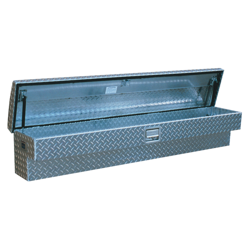 RKI 67-in Side Mount Truck Tool Box S-Series Single Lid - Aluminum - 67SA