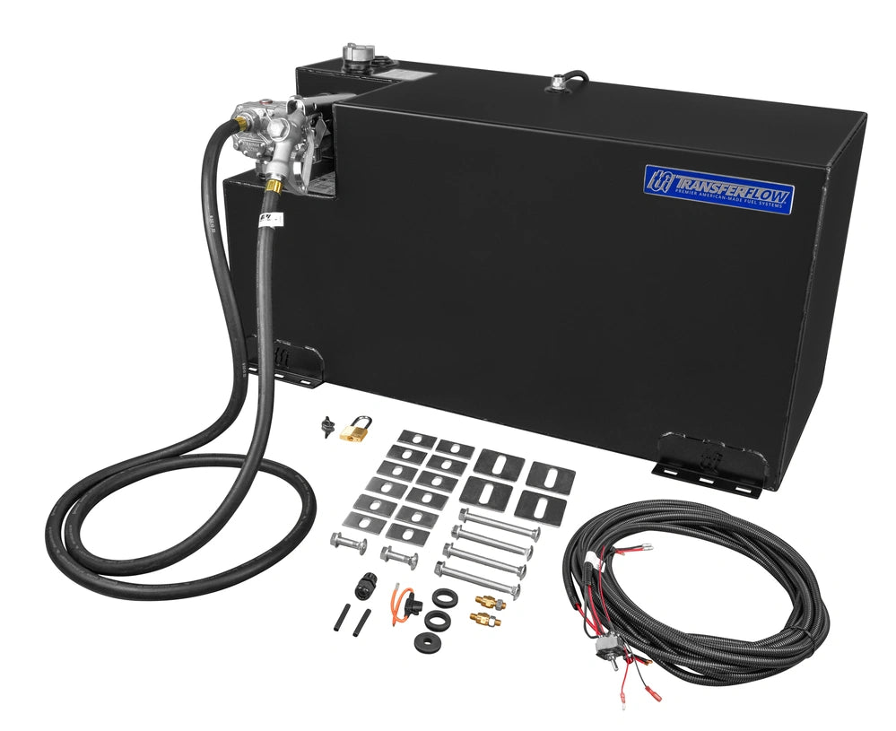 Transfer Flow 82-Gallon Steel Transfer Tank With Pump - 0800109420