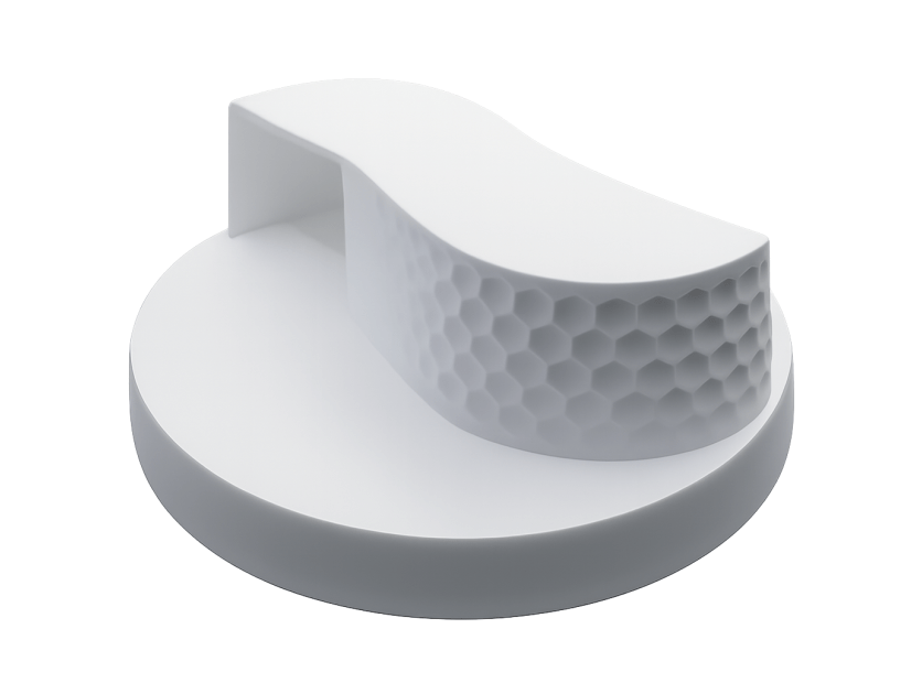 Flettner F3000 Roof Vent - White, Narrow Base