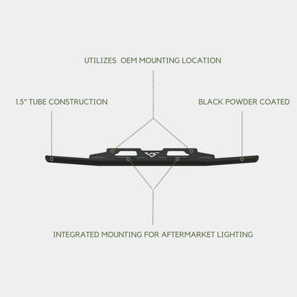 Vanspeed Defender Front Bumper w/ Universal Light Mounts for Mercedes Sprinter 144/170 (2019+) - VNSPD-007