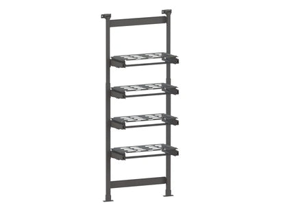 Holman ProStow Single Sliding Packout-Compatible Van Shelving - 4 Shelves - 48041SP