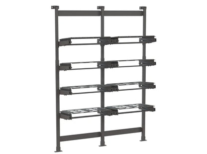 Holman ProStow Double Sliding Packout-Compatible Van Shelving - 4 Shelves - 48042SP