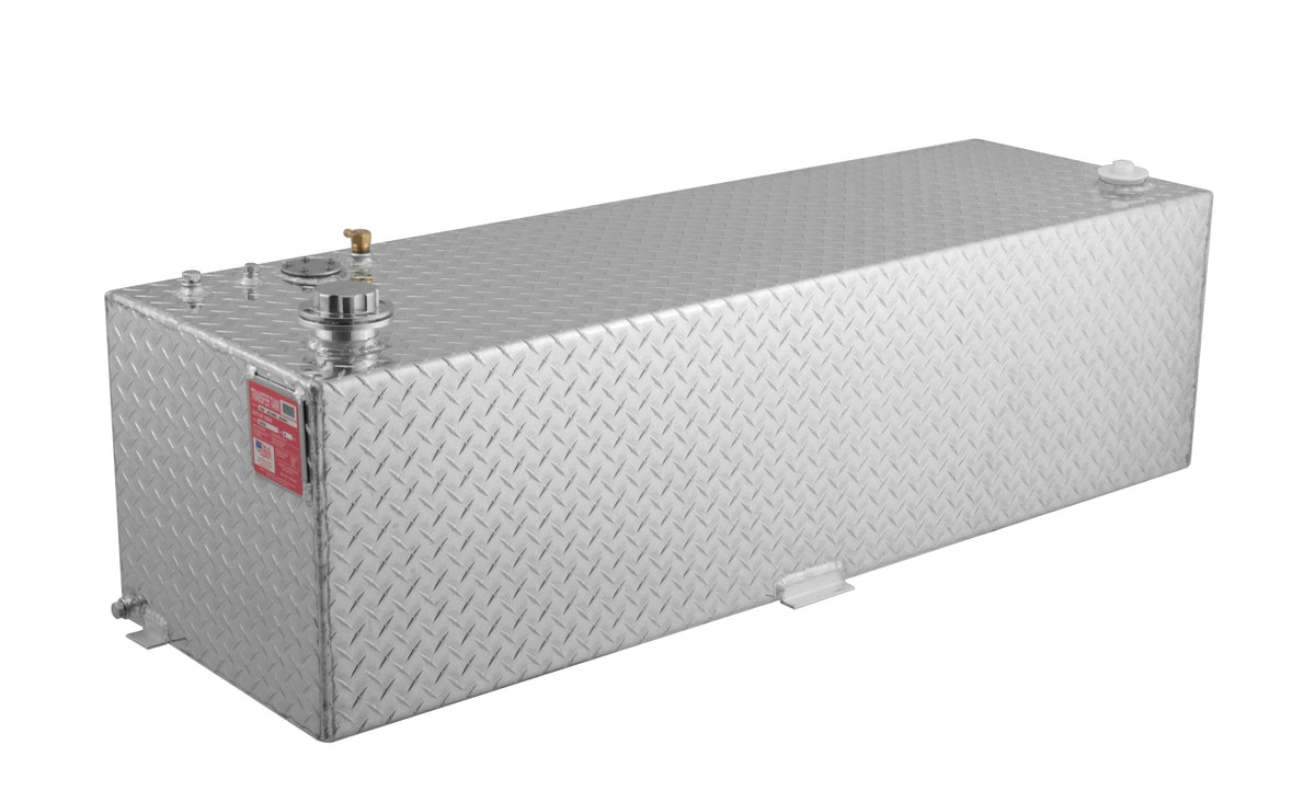 RDS 69-Gallon Treadplate Aluminum Rectangular Transfer Tank - 57-in x 18-in x 16-in - 70326