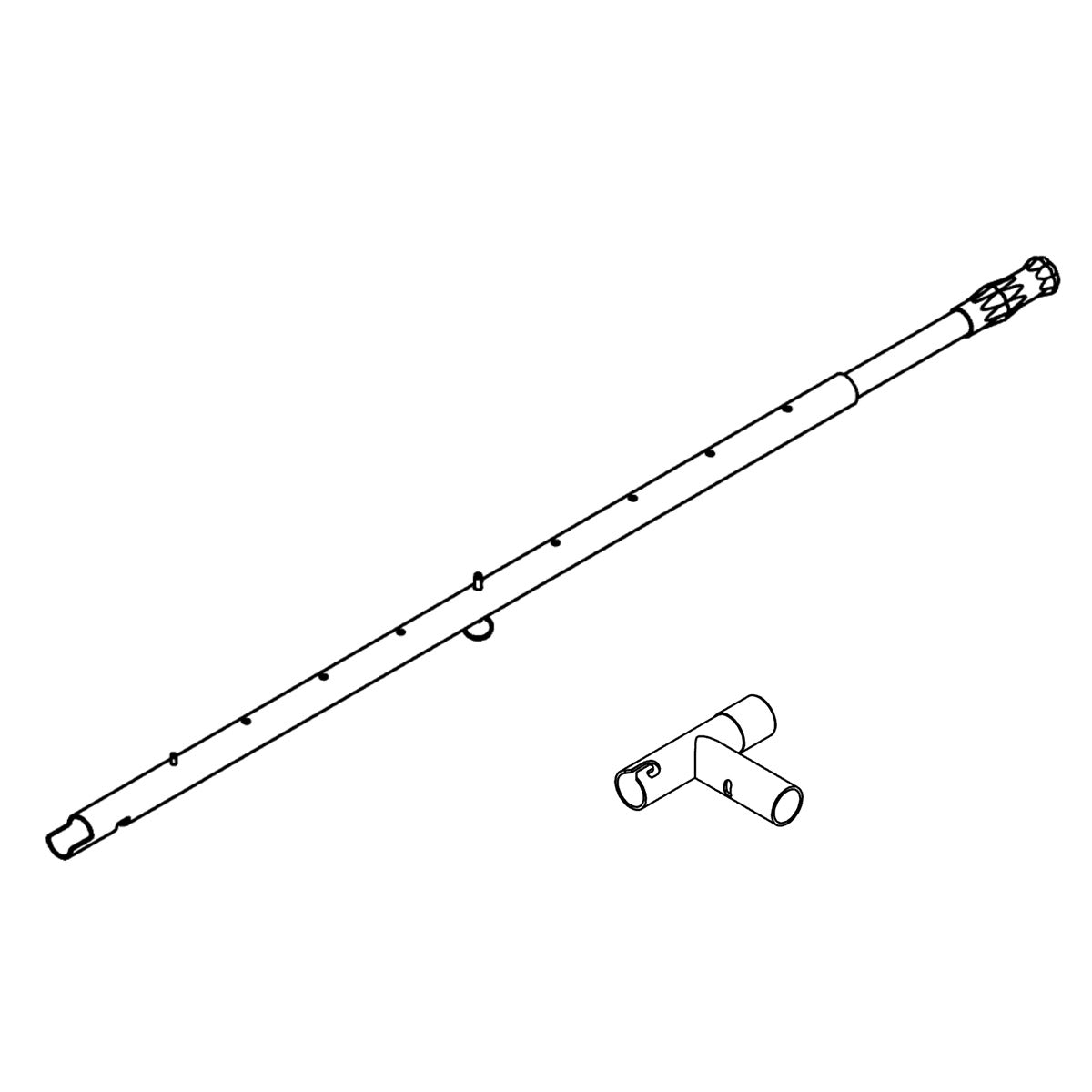 EZGLIDE2 Replacement Handle Kit For Drop-Down Ladder Racks