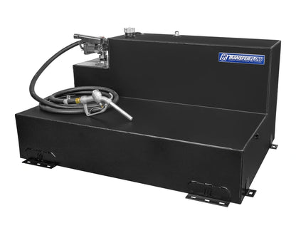 Transfer Flow 100-Gallon Steel L-Shaped Transfer Tank With Pump - 0800109418