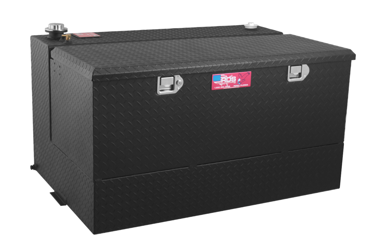 RDS 95-Gallon Powder Coat Aluminum Transfer Tank and Toolbox Combo - 48-in x 32-in x 26-in - 72367PC