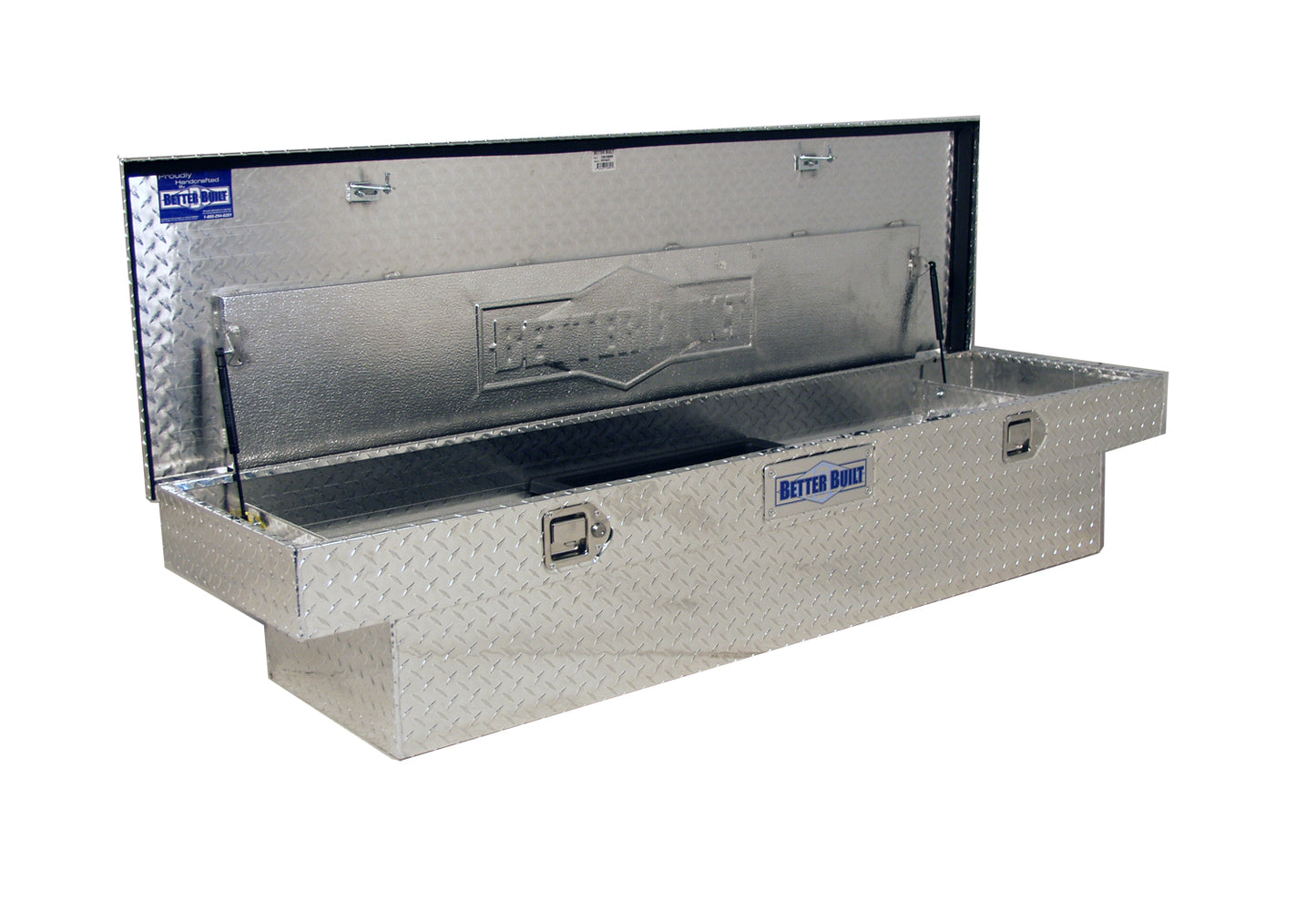Better Built 69-in. Brite Aluminum Crown Series Crossover Tool Box - 13 x 20 x 69-in. - 73010899