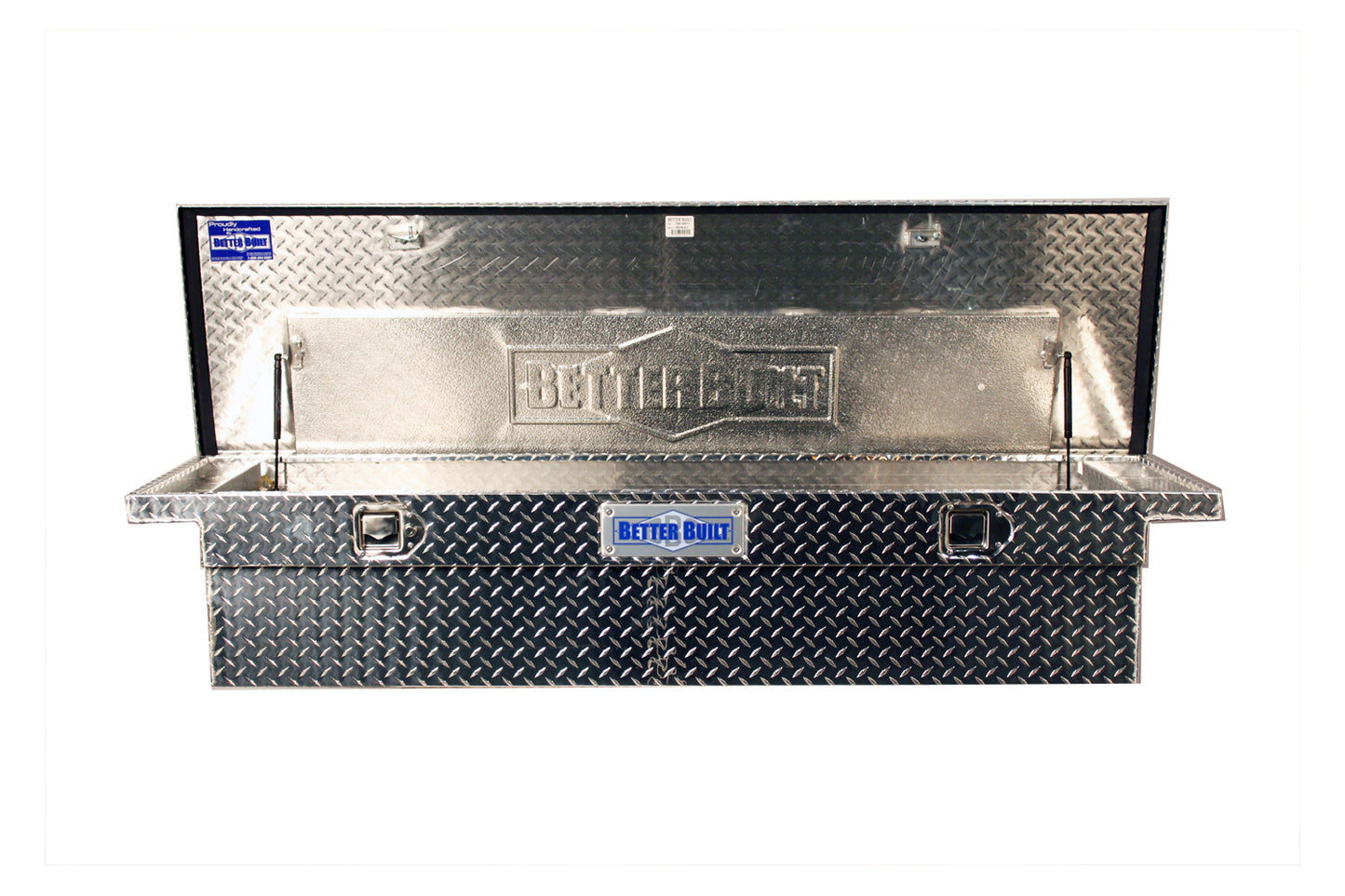 Better Built 69-in. Brite Aluminum Crown Series Low Profile Crossover Tool Box - 13 x 20 x 69-in. - 73010911