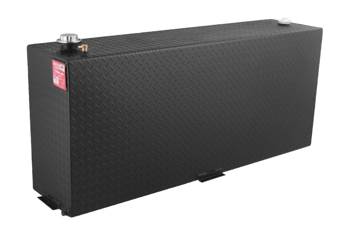 RDS 90-Gallon Black Treadplate Aluminum Vertical Transfer Tank - 60-in x 14-in x 26-in - 73200PC