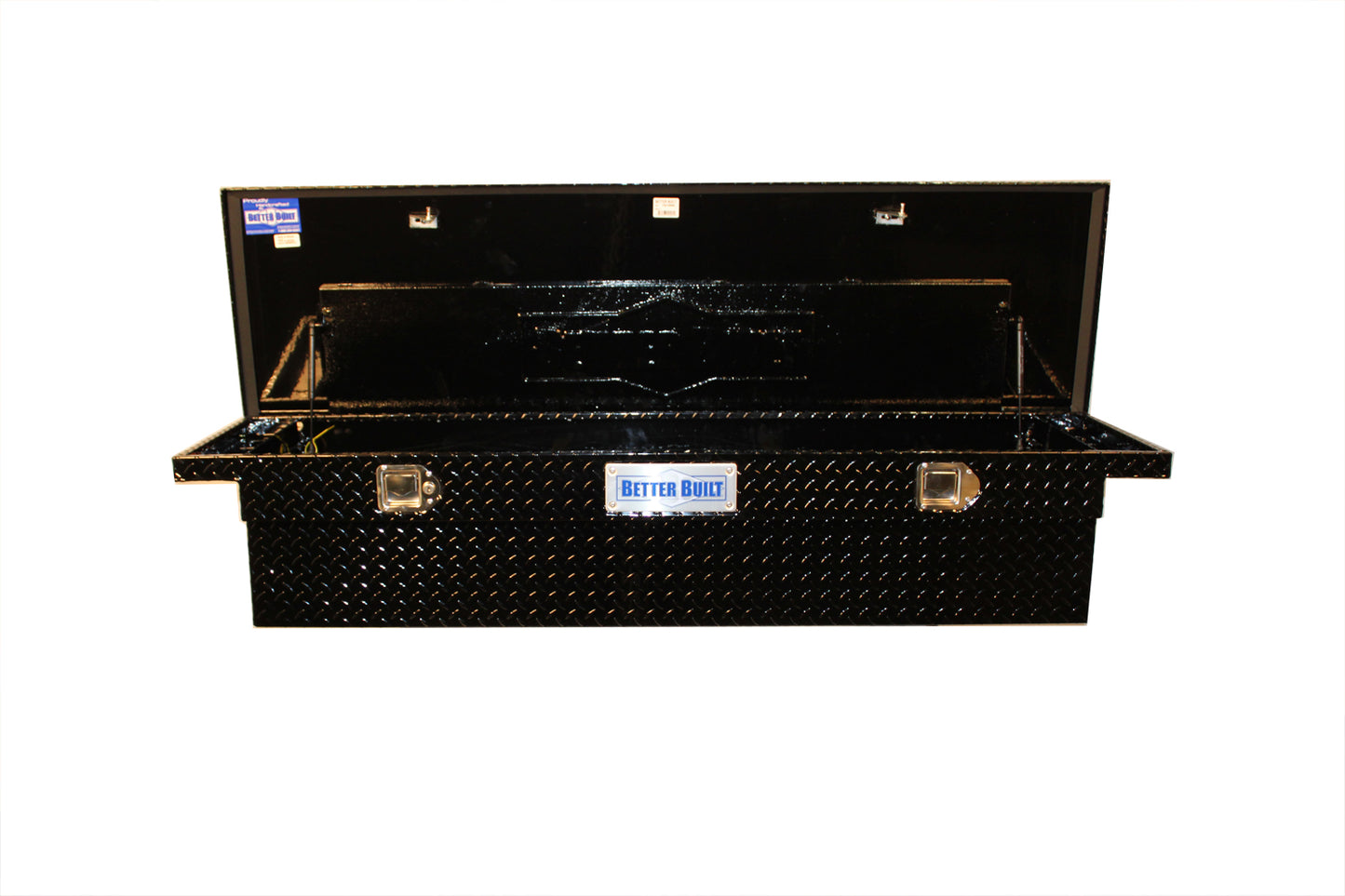 Better Built 69-in. Gloss Black Aluminum Crown Series Low Profile Crossover Tool Box - 13 x 20 x 69-in. - 73210095