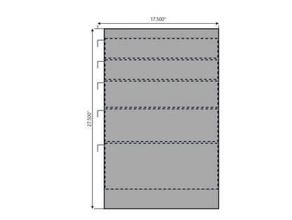ACC Knapheide Service Body Drawer Unit 5 Drawers 18w x 27.5h x 17.5d 76-0029