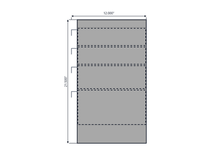 ACC Knapheide Service Body Drawer Unit 4 Drawers 28w x 21.5h x 12d 76-0035