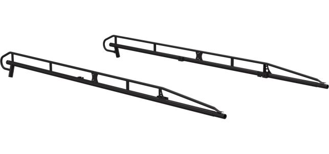 Holman Pro II Heavy-Duty Side Channels - Std Cab Service Bodies - 8-ft - Black