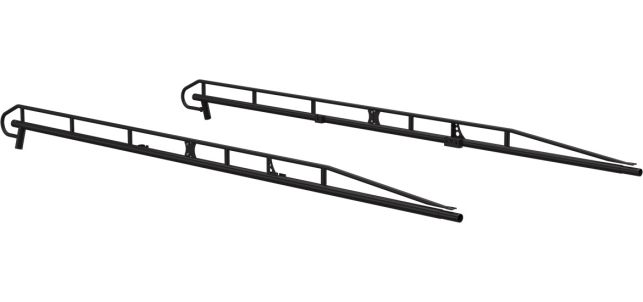 Holman Pro II Heavy-Duty Side Channels - Service Body Ext Cab - 8-ft - Black