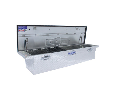 Better Built 69-in. Brite Aluminum Special Edition Crown Series Low Profile Crossover Tool Box - 13 x 20 x 69-in. - 79011003