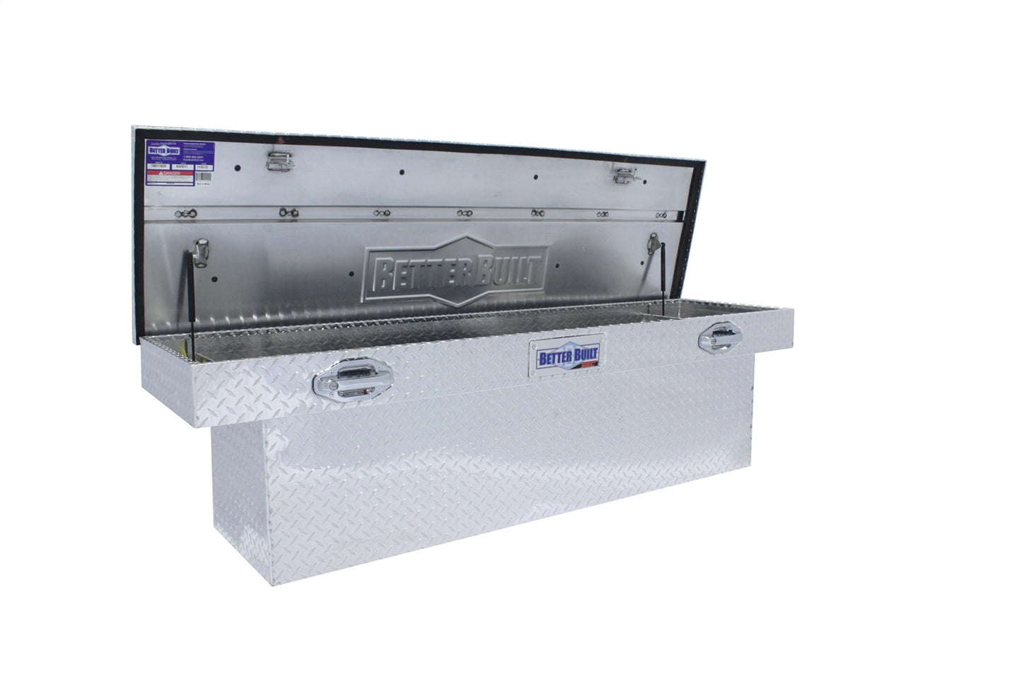Better Built 69-in. Brite Aluminum Special Edition Crown Series Deep Crossover Tool Box - 18 x 20 x 69-in. - 79011020