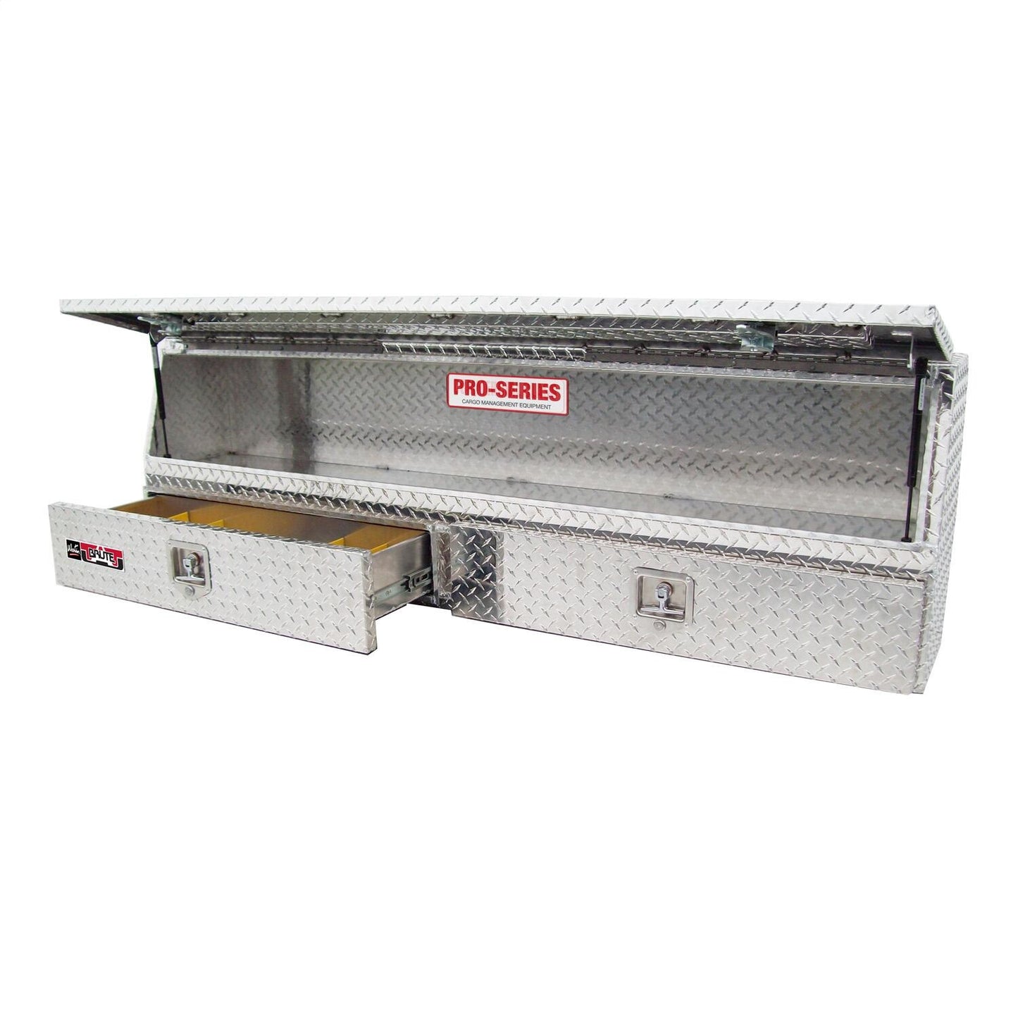 Westin Brute Contractor TopSider Tool Box with Bottom Drawer 72-in L x 13.5-in W x 21-in H - 80-TBS200-72-BD