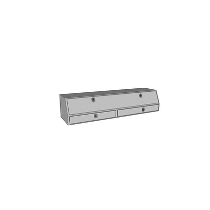 Westin Brute Contractor TopSider Tool Box with Bottom Drawer 72-in L x 13.5-in W x 21-in H - 80-TBS200-72-BD