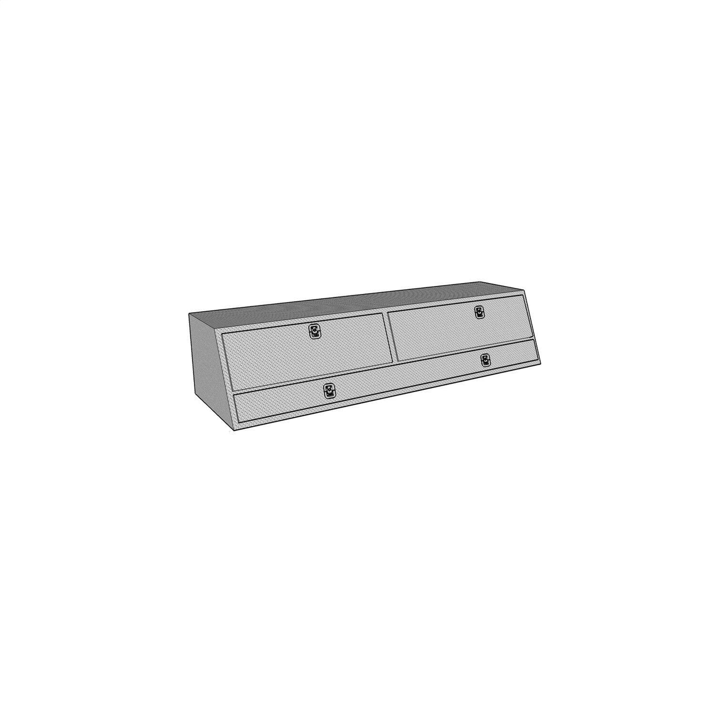 Westin Brute Contractor TopSider Tool Box 88-in L x 13.5-in W x 21-in H - 80-TBS200-88D
