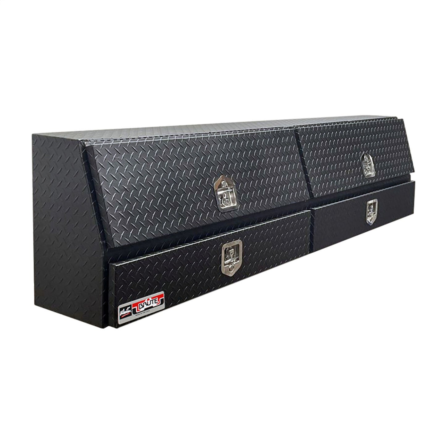 Westin Brute Contractor TopSider Tool Box with Bottom Drawer 90-in L x 13.5-in W x 21-in H Textured Black - 80-TBS200-90D-BD-BT
