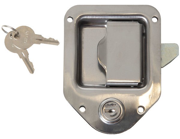 Buyers Products Stainless Steel Mini Size Tear Drop Style Locking Latch - 8000SSL