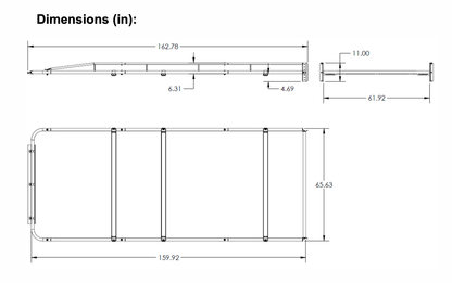 Cargo Rack Kit for Mercedes Sprinter - Standard Roof