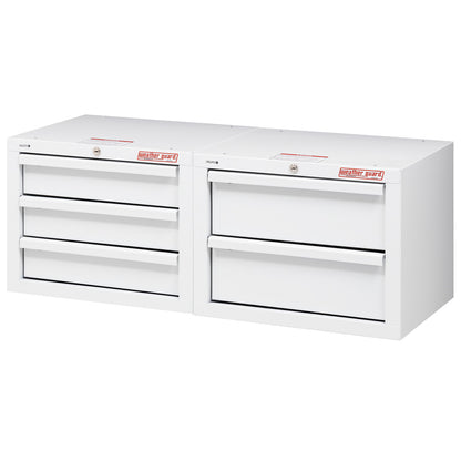Secure Storage Module Kit, 2 Piece, 5 Drawer, 42in X 17in X 16in