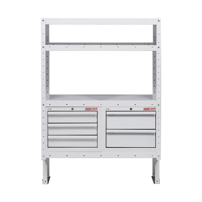 Secure Storage Module Kit, 2 Piece, 5 Drawer, 42in X 17in X 16in