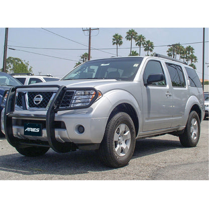 ARIES 1.5-in Black Steel Grille Guard for Nissan Frontier (2005-2020) - 9047
