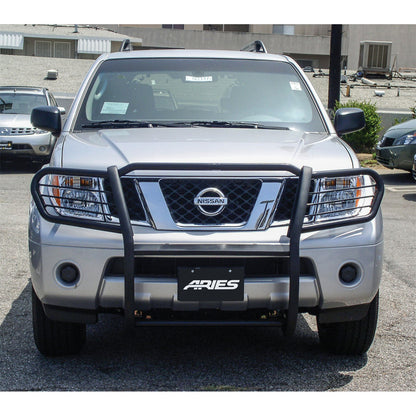 ARIES 1.5-in Black Steel Grille Guard for Nissan Frontier (2005-2020) - 9047
