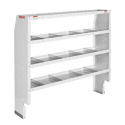 Close-up of Heavy Duty Adjustable 4 Shelf Unit - 60" W x 60" H x 16" D