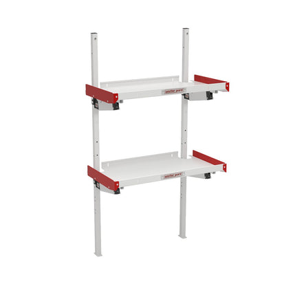 Weather Guard Cargo Van Folding Shelves Kit - 36-in W x 19-in D - 9536-3-01