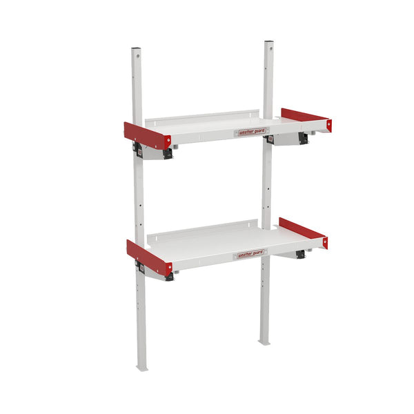 Weather Guard Cargo Van Folding Shelves Kit - 36-in W x 19-in D