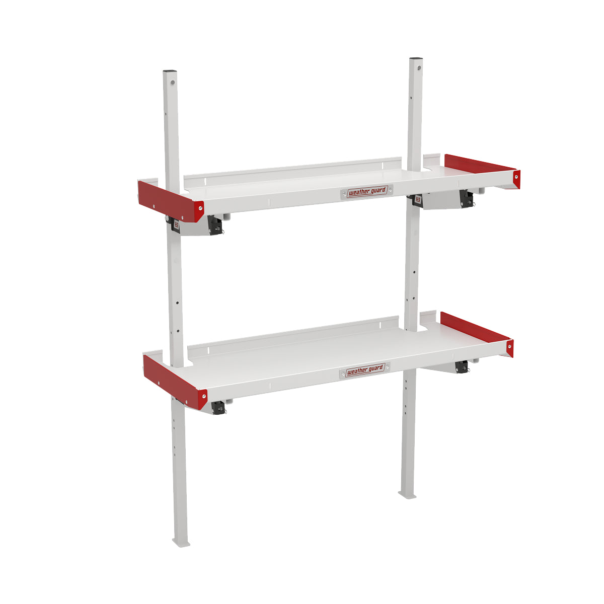Weather Guard Cargo Van Folding Shelves Kit - 48-in W x 19-in D - 9548-3-01