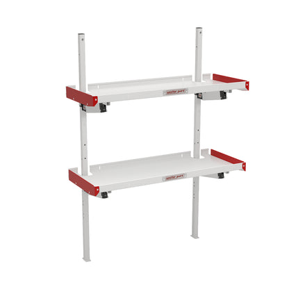 Weather Guard Cargo Van Folding Shelves Kit - 48-in W x 19-in D - 9548-3-01