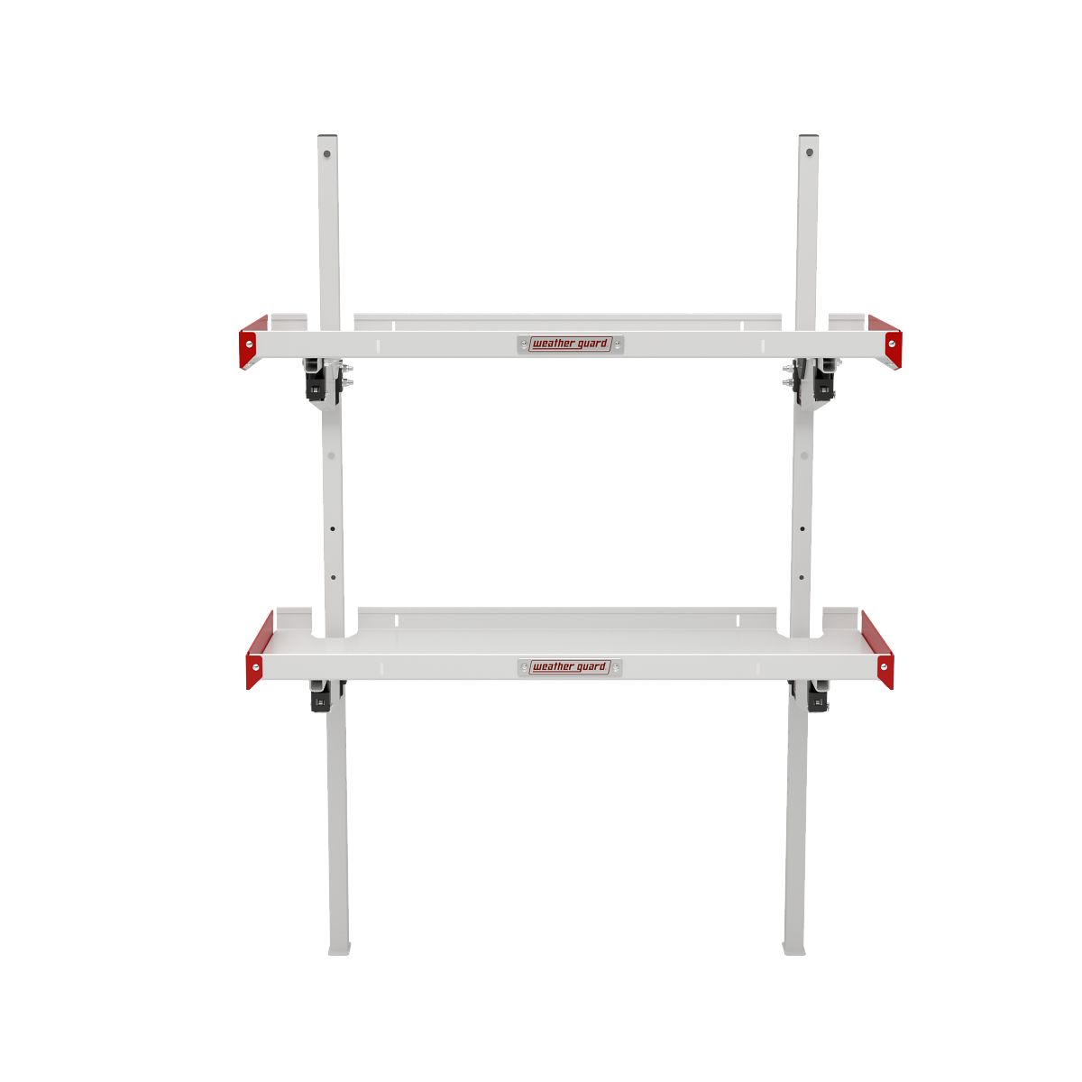 Weather Guard Cargo Van Folding Shelves Kit - 48-in W x 19-in D - 9548-3-01