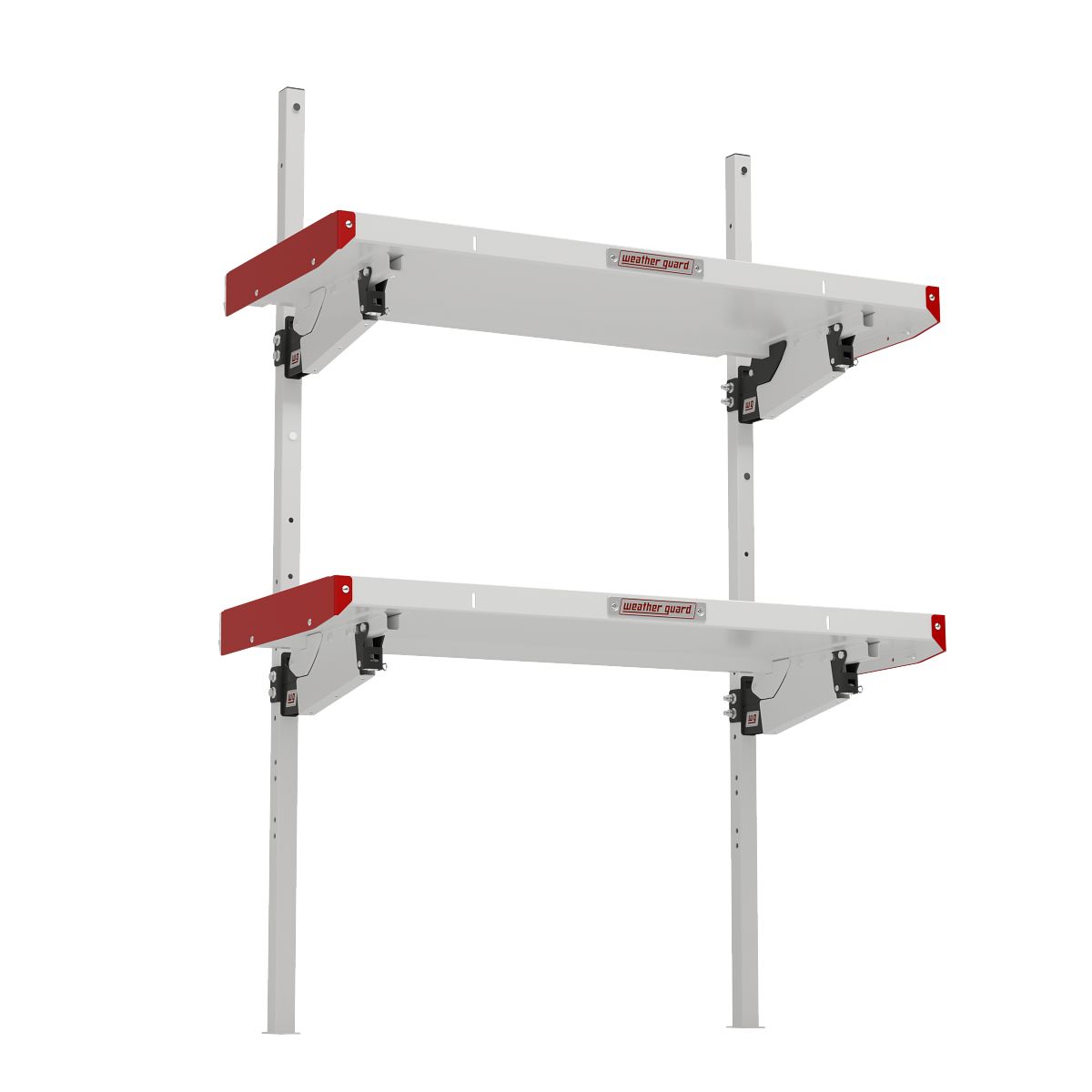 Weather Guard Cargo Van Folding Shelves Kit - 48-in W x 19-in D - 9548-3-01