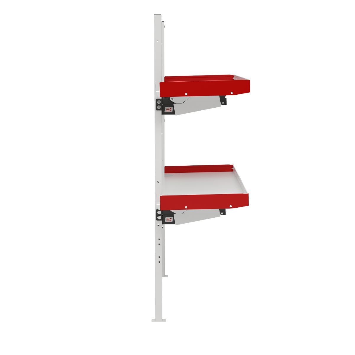 Weather Guard Cargo Van Folding Shelves Kit - 48-in W x 19-in D - 9548-3-01