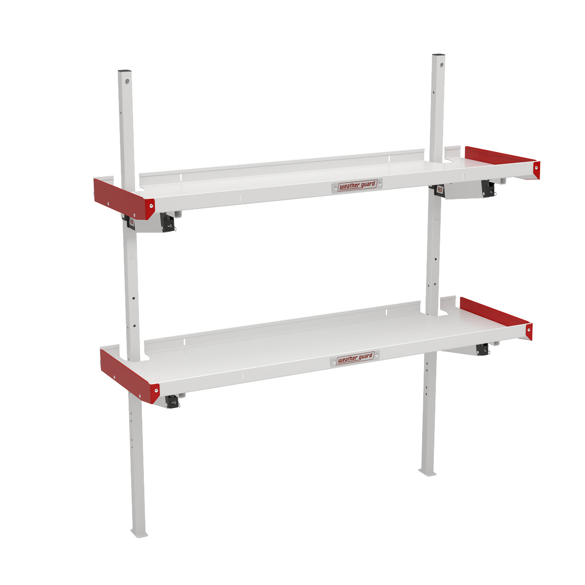 Weather Guard Cargo Van Folding Shelves Kit - 60-in W x 19-in D - 9560-3-01