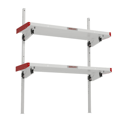 Weather Guard Cargo Van Folding Shelves Kit - 60-in W x 19-in D - 9560-3-01